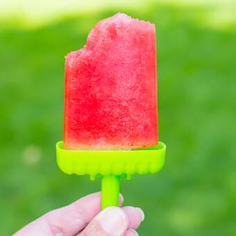 Watermelon ice pops are a great source of hydration