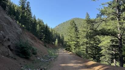 Trail running in colorado