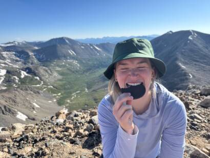 Tess is dialing in her nutrition as a mountain athlete in the Rockies of Colorado