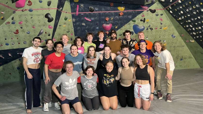 HMC climbing team group photo