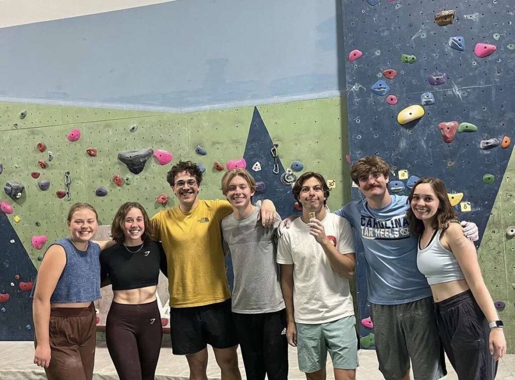 group photo from Kubi's Klassik climbing competition 2023
