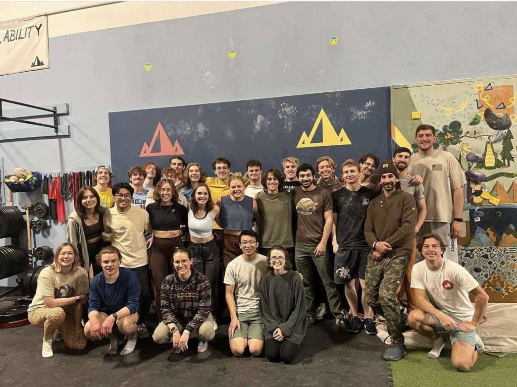 group photo from Kubi's Klassik climbing competition 2023