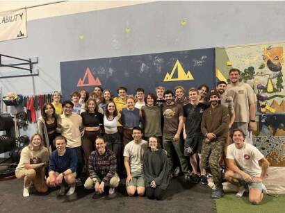 group photo from Kubi's Klassik climbing competition 2023