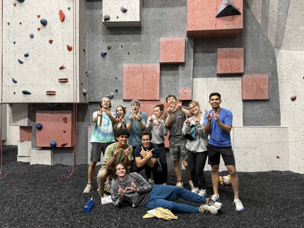 group photo from Vertical Endeavors Bake-Off Bouldering competition 2024