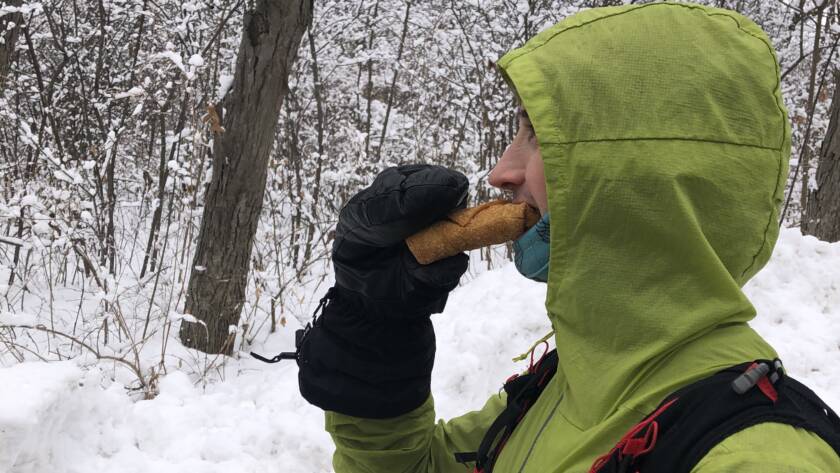 eating whole foods on a long run
