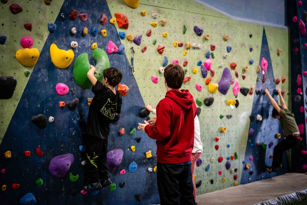 Our youth team program does climbing-based group workouts.