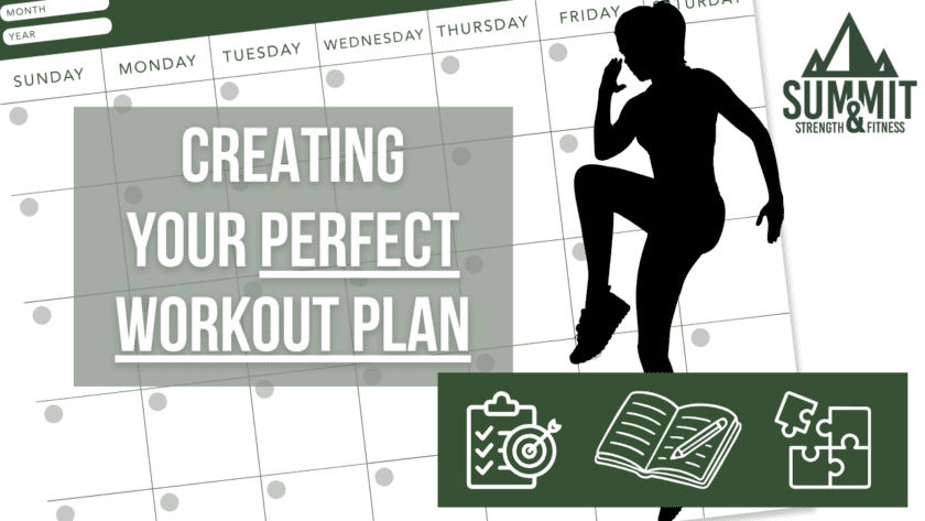 Creating a training plan advice design