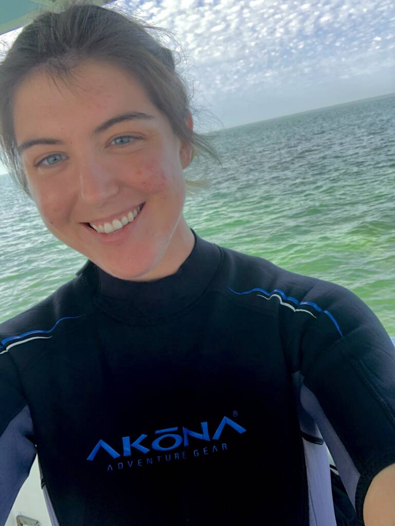 Courtney celebrating earth day with memories from exploring the atlantic ocean