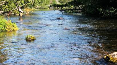 using fly fishing an activity in the outdoors and mental health improvement