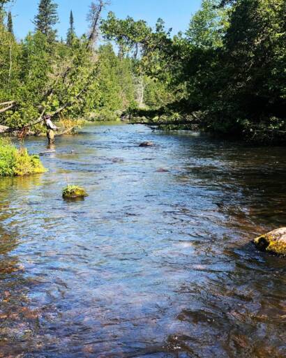 using fly fishing an activity in the outdoors and mental health improvement