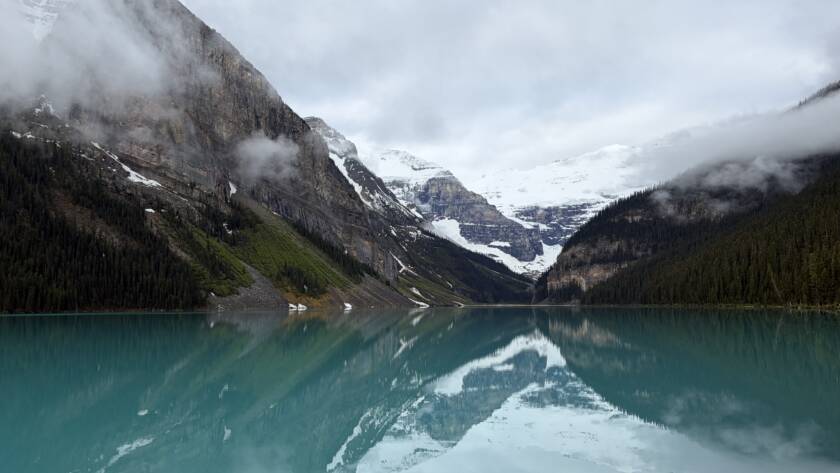 Photo from Lake Louise in Banff National Park.