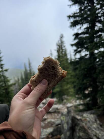 understanding protein means taking time to refuel on top of a Rocky Mountain Summit